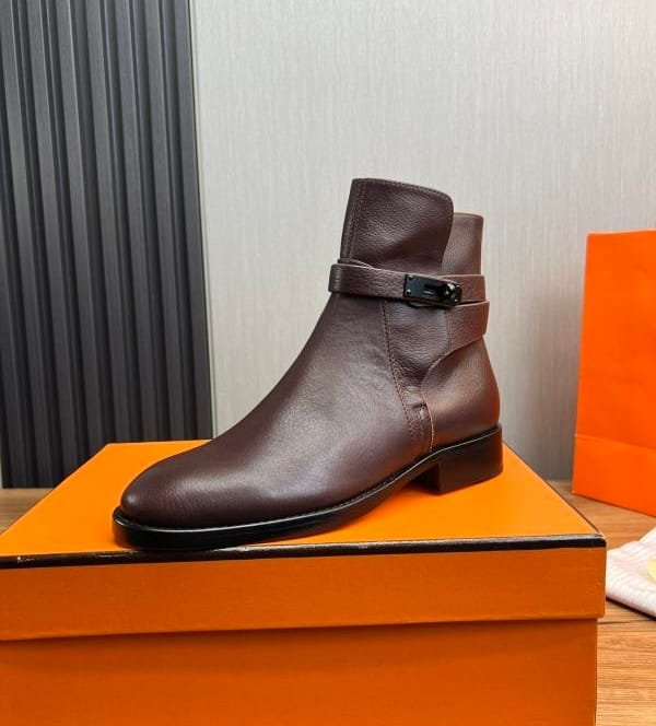Hermes 2024 Fall and Winter Boots of new men