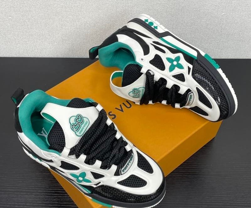 LV Louis Vuitton Skate New Sneakers with thick sole lace
