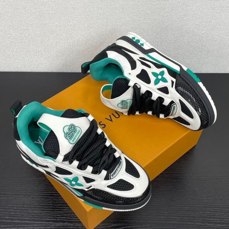 LV Louis Vuitton Skate New Sneakers with thick sole lace
