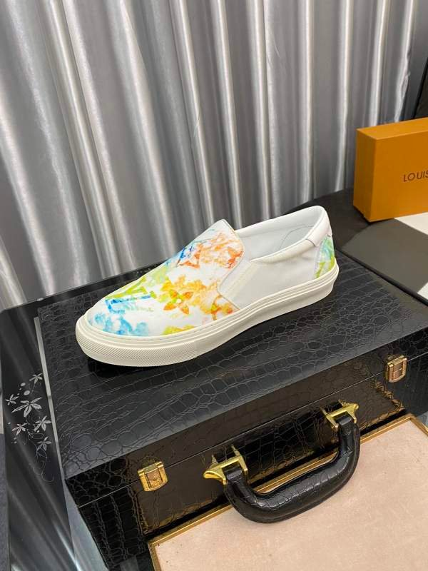 LV Louis Vuitton 2021 relaxed shoes on trendy canvas