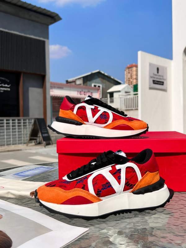 1742473605 176 Valertino Lacerunner in lace and mesh fabric Sports shoes for