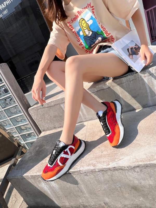 1742473605 244 Valertino Lacerunner in lace and mesh fabric Sports shoes for