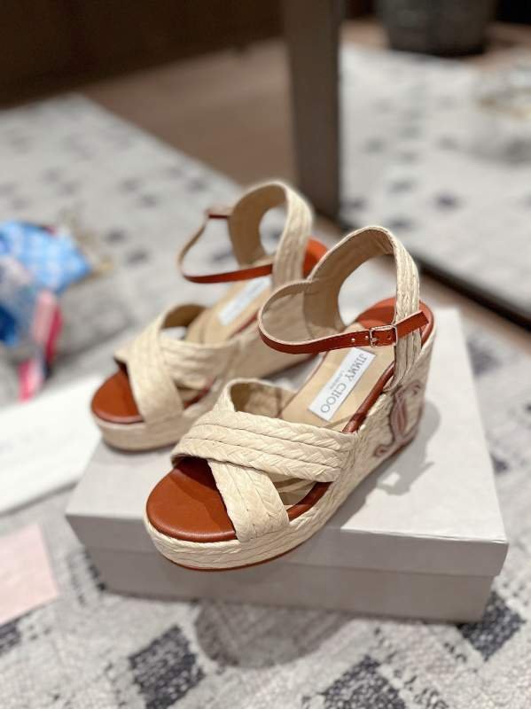 1742605976 79 Jimmy Choo Zhou Yangjie Haut Etetete Pure woven in early spring