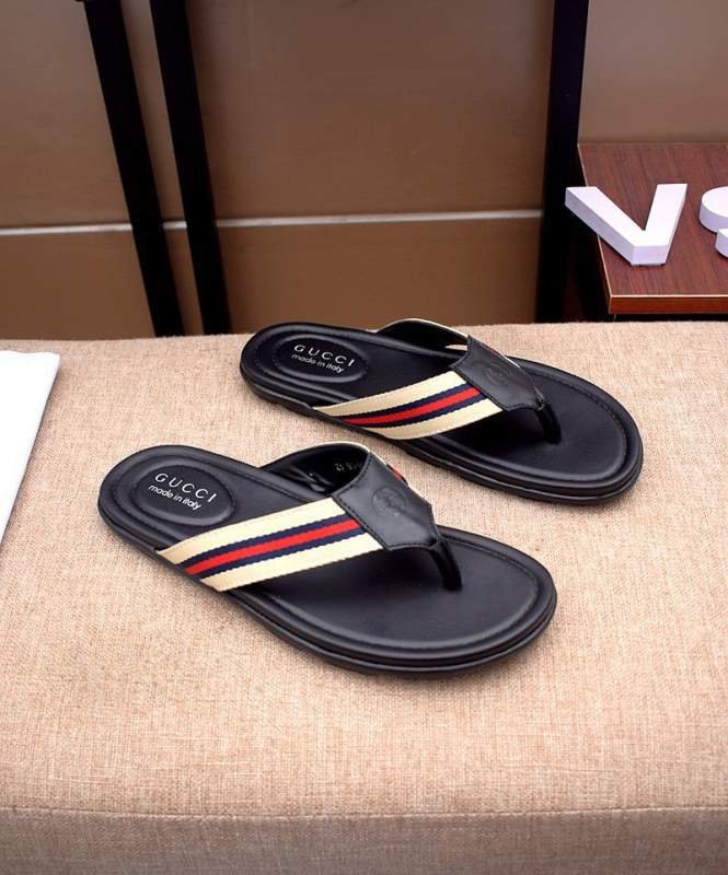 1742657900 39 Gucci 【Gucci】 Perfect fashion folder original male slippers