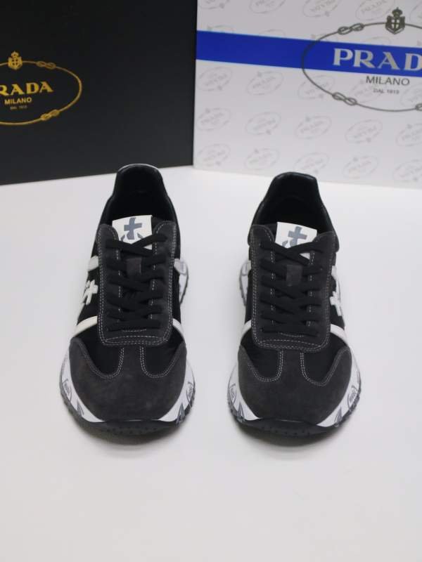 1742767626 596 Prada relaxed high quality matte leather shoes