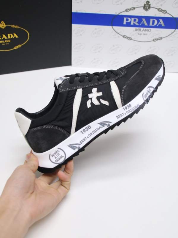 1742767627 682 Prada relaxed high quality matte leather shoes