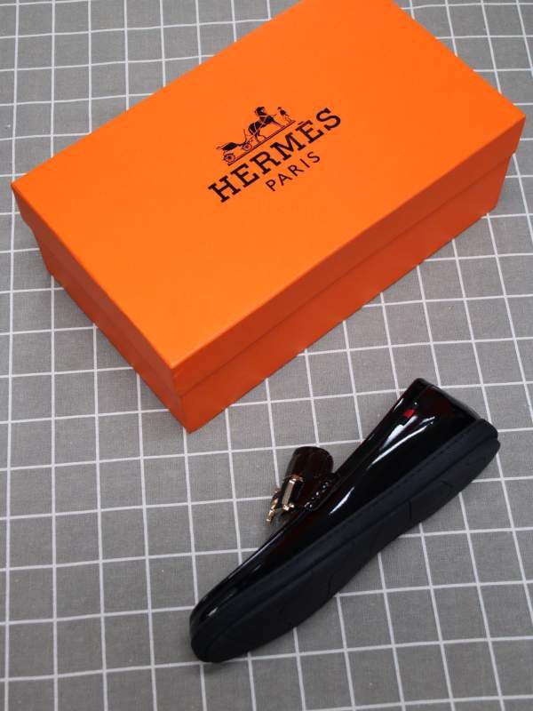 1742771440 509 Hermes Hermes Small Tire Cobense Polied Business Casual Shoes