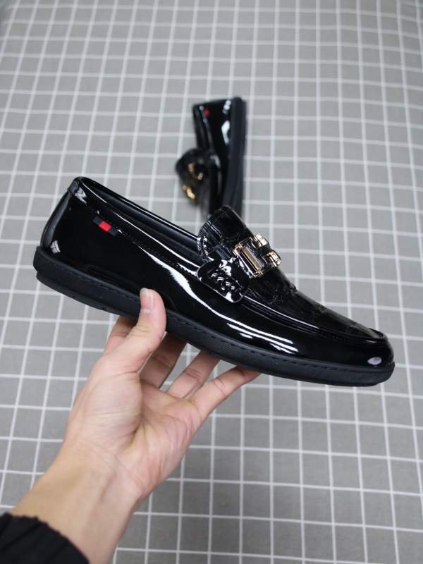 1742771441 374 Hermes Hermes Small Tire Cobense Polied Business Casual Shoes
