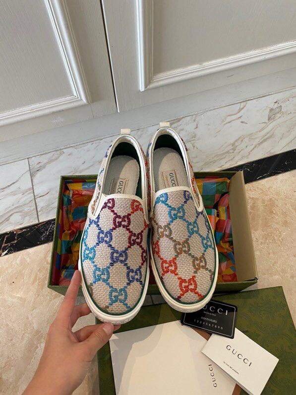 1742775085 410 Gucci Tennis 1977 GG Sports Toom Shoes couple series