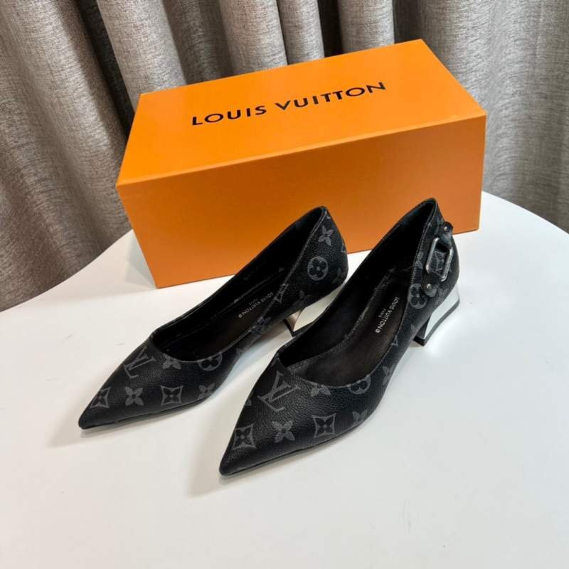 1742797649 971 LV New old fashioned black high heeled shoes