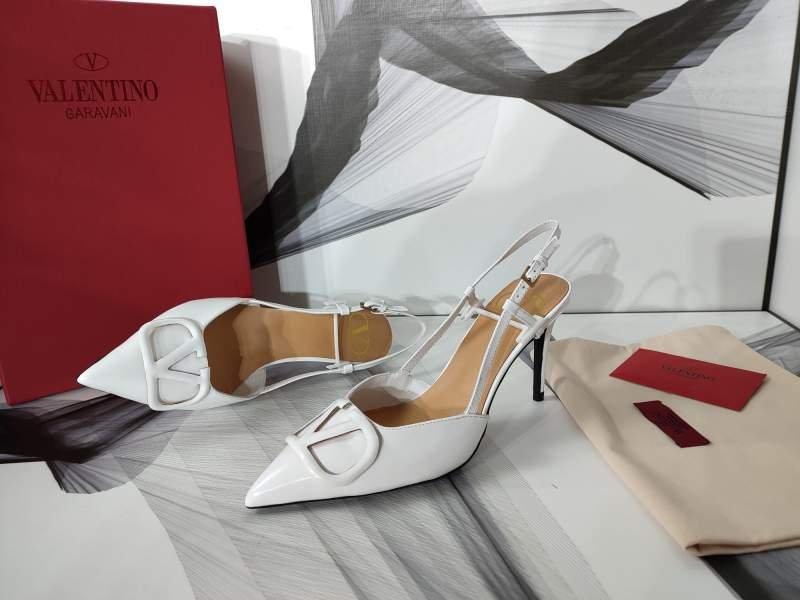 1742827424 456 Valentino White High Heels