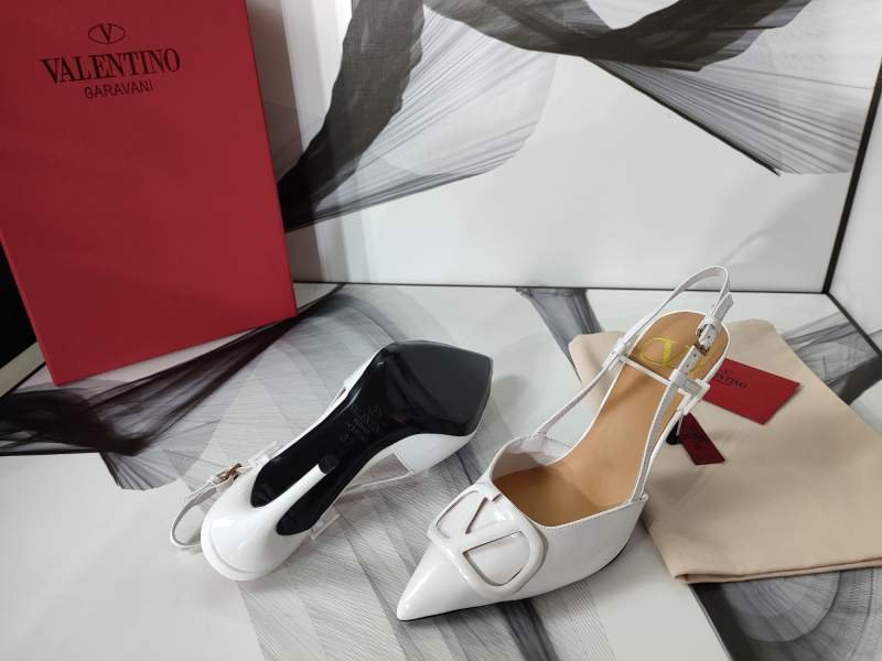 1742827424 602 Valentino White High Heels