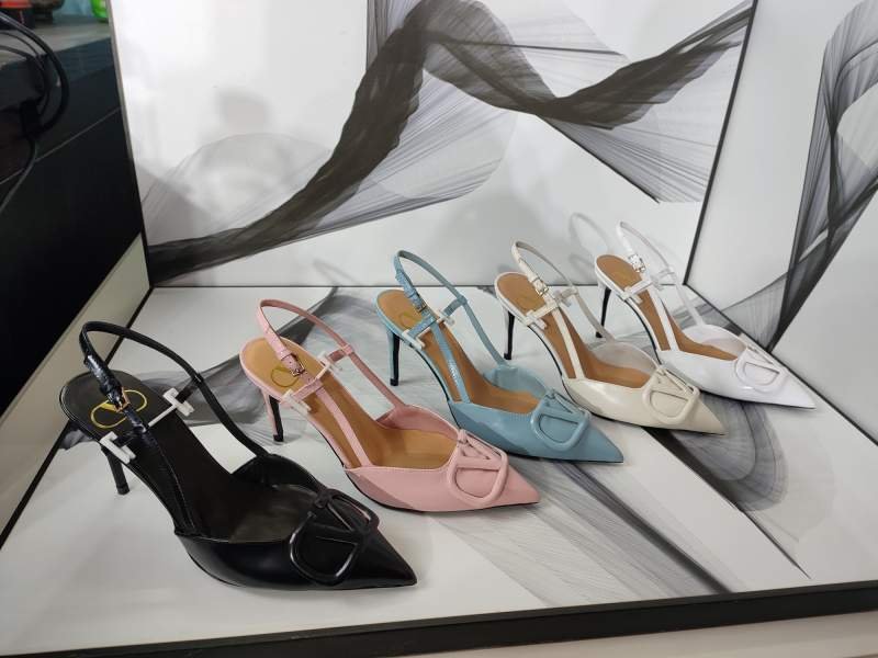 1742827425 215 Valentino White High Heels