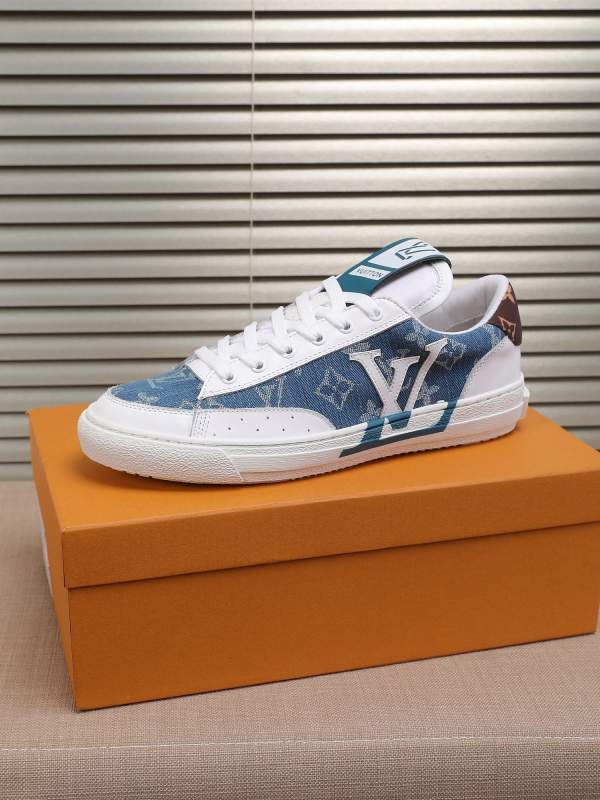 1742846178 988 LV Denim Upper Splicing Logo Shoo