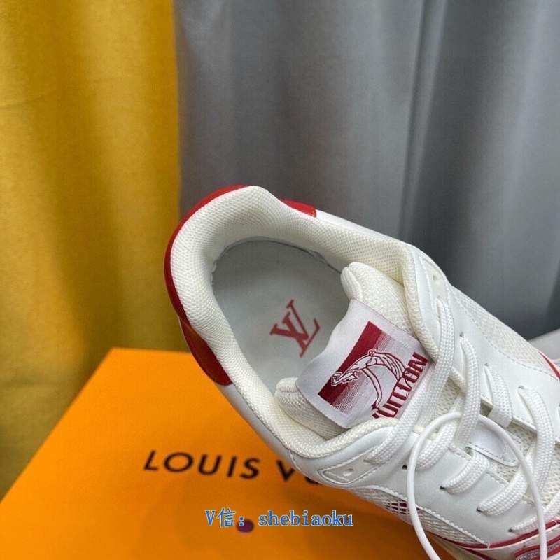 1743003438 360 LV Floral trainer White sneakers