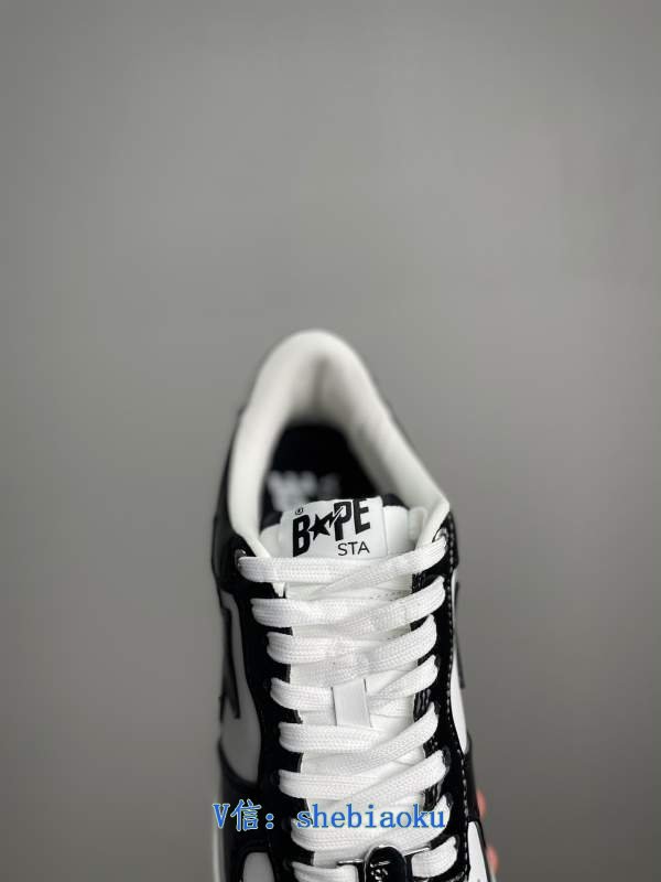 1743054832 992 APE HEAD BAPE STO LOW CLASSIC TRENDY PATENT LOW TOP