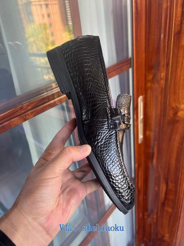 1743176825 394 Stephen Thai crocodile leather shoes