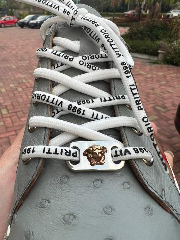 1743206345 852 Pure shoes done by hand of original versace beauty