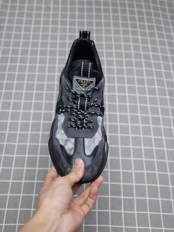 1743210005 645 Original Single Single Prada Cowhide Cowhide Leather Inverted Leather Velvet