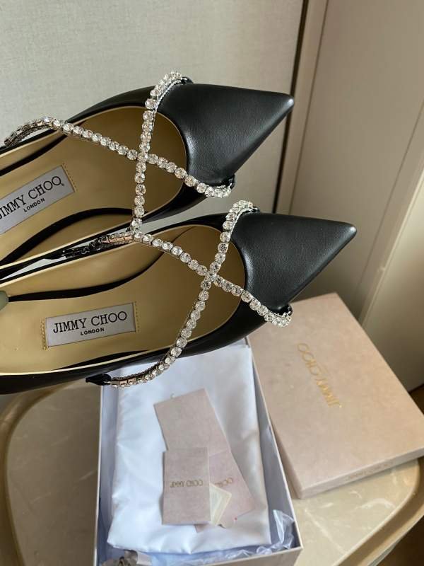 1743221138 349 Original single Jimmy Choo Zhou Yangjie flat shoes in sheepskin