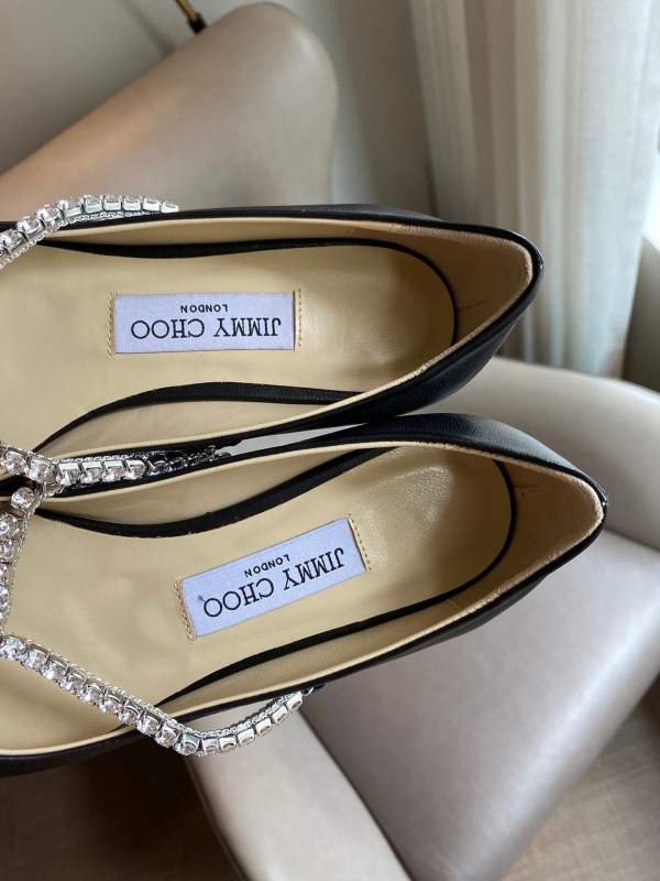 1743221139 51 Original single Jimmy Choo Zhou Yangjie flat shoes in sheepskin