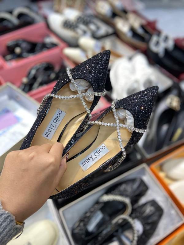 1743224830 25 Single original zhou yangjie jimmy choo high heels black style