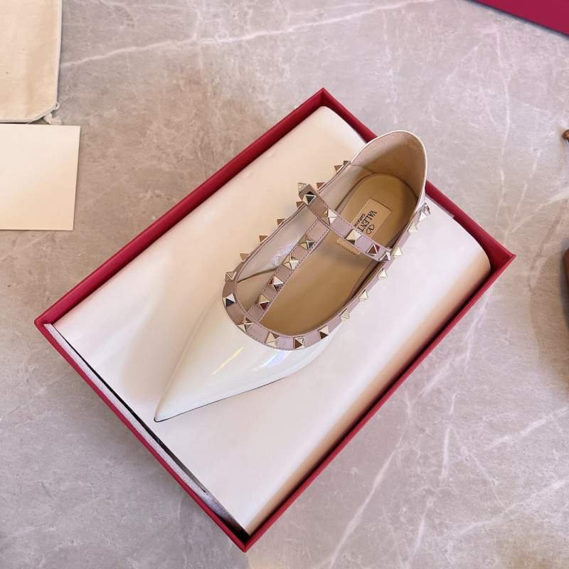 1743232302 110 Valentino original single meter rivet shoes
