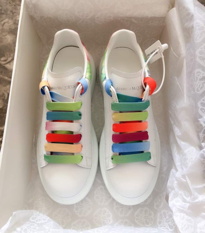 1743235965 190 McQueen New Color Rainbow Shoes