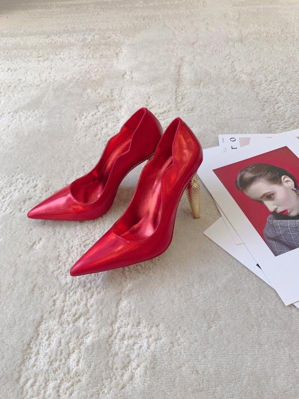1743380787 877 Cl Lu Platin Silk Crystal Lipstick High Heel Red Single