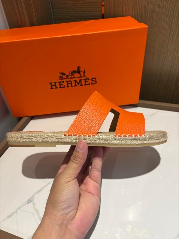 1743447665 624 Hermes Orange top pure hand in hand the slippers