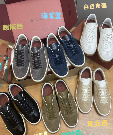 Loro piana luxury brand sneakers highest quality copy shoes