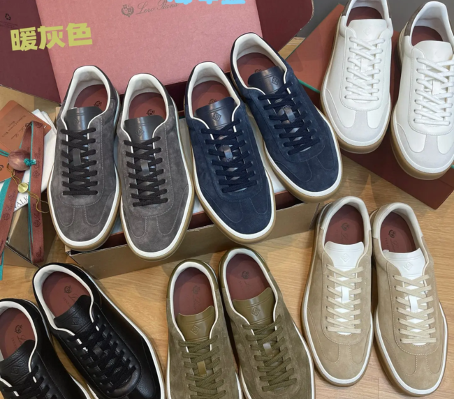 Loro piana luxury brand sneakers highest quality copy shoes