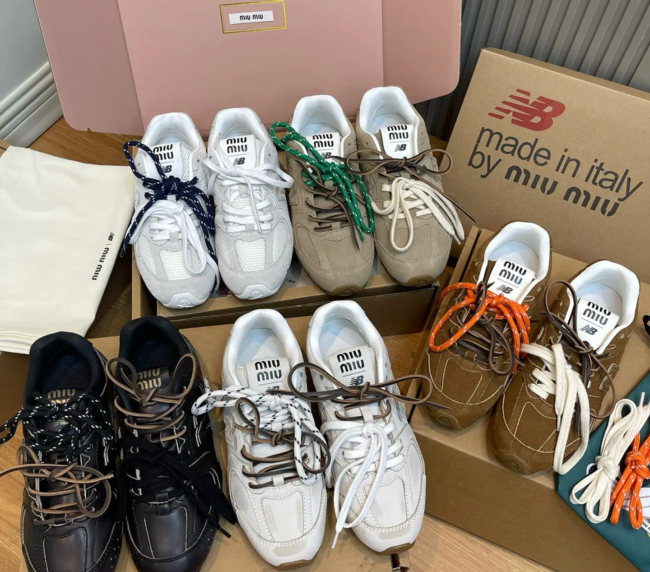Miu Miu joins hands with New Balance to create special sneakers (Copy)