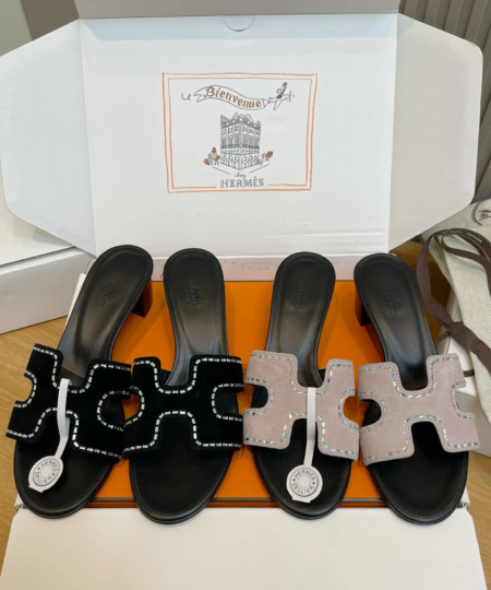 High heel classic sandals copy brand slides