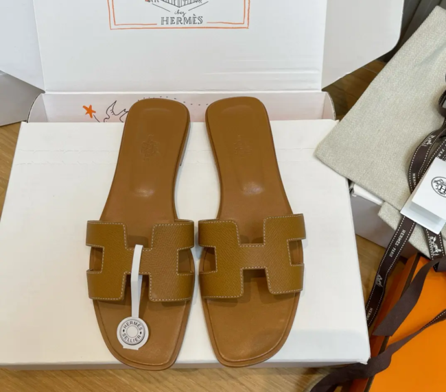 Hermes Oasis Epsom calfskin sandals classic "H" upper Purchase grade
