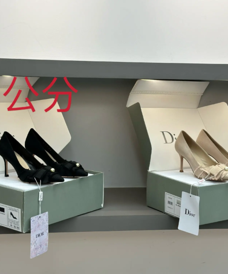 Top purchasing version of Dior kitten heels popular brand high heel shoes