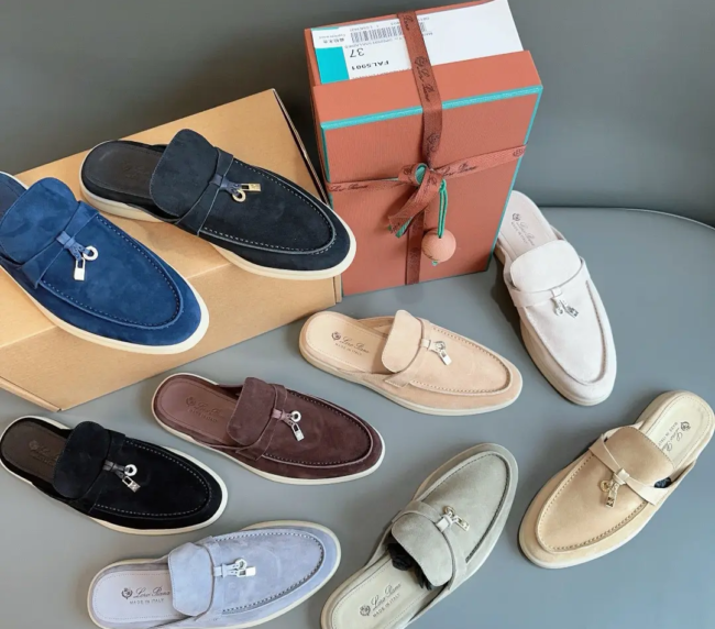 Loro piana half sandals of copy brand shoes popular in market