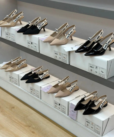 Purchase grade [Dior]—J'Adior embroidered ribbon bow shoes (Copy)