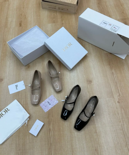 Purchase version 2024 early spring new DIOR new Mary Jane high heel women's shoes