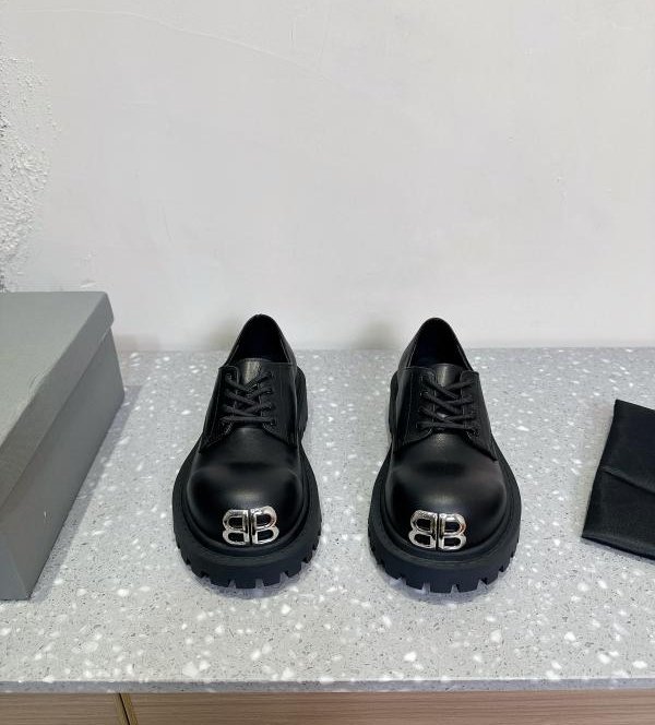 Balenciaga Stomper Derby Big Head Derby Shoes