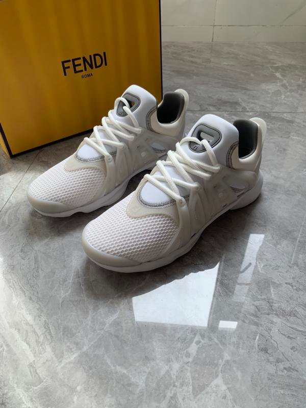 Fendi Tag Spring and Summer Lace-Up's Shoes For Men