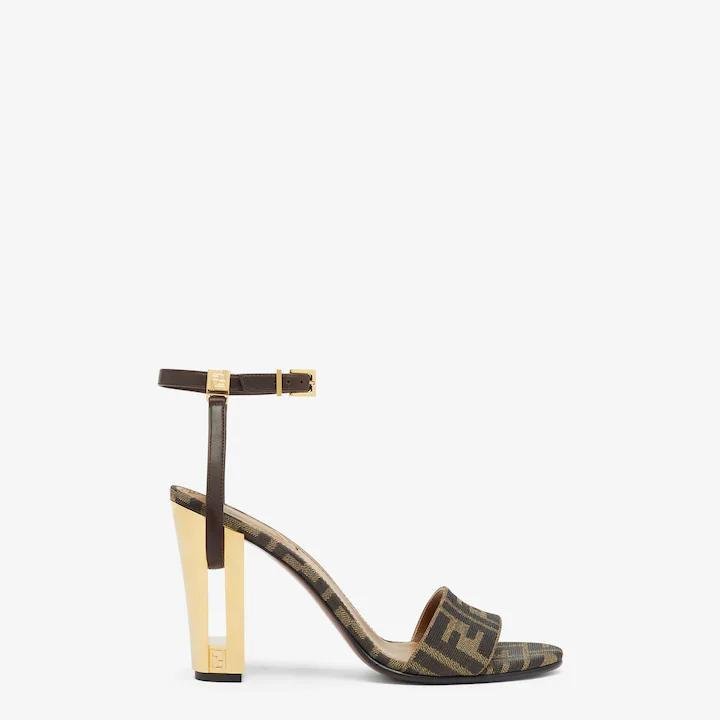 1743710238 675 Fendi DELFINA Strap Metal Talon High Heeled Sandals