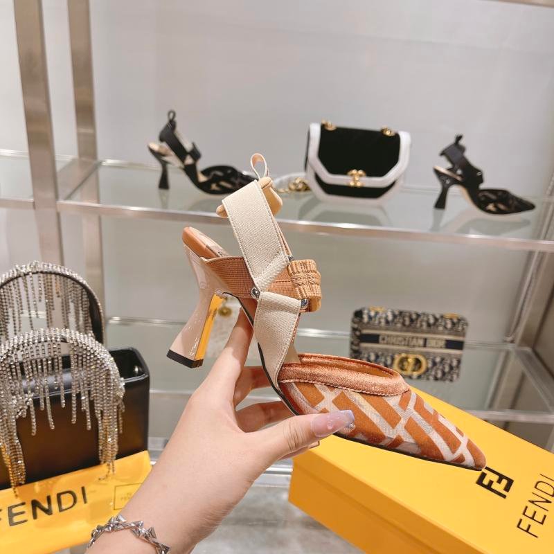 1743713874 763 Fendi Breathable Sandals with comfortable high heeled breathables
