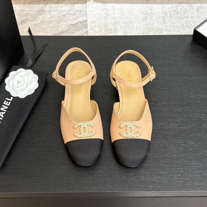 Chanel 25p Spring and summer New Sandals with Double Thick Heems