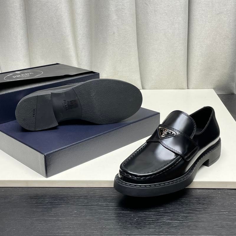 1744414874 4 The new Prada triangle logo shoes in light male leather