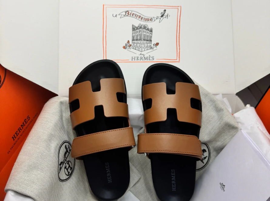 2025 Hermes Second Uncle New Style Chypre Classic Sandals (261)