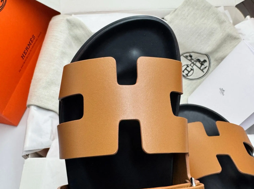 2025 Hermes Second Uncle New Style Chypre Classic Sandals (263)
