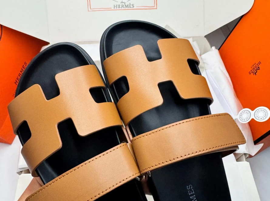 2025 Hermes Second Uncle New Style Chypre Classic Sandals (265)