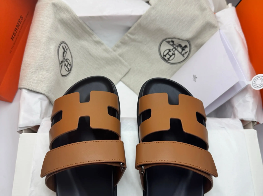 2025 Hermes Second Uncle New Style Chypre Classic Sandals (266)