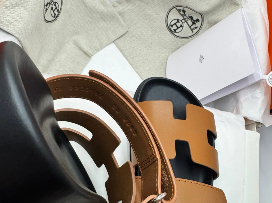 2025 Hermes Second Uncle New Style Chypre Classic Sandals (269)